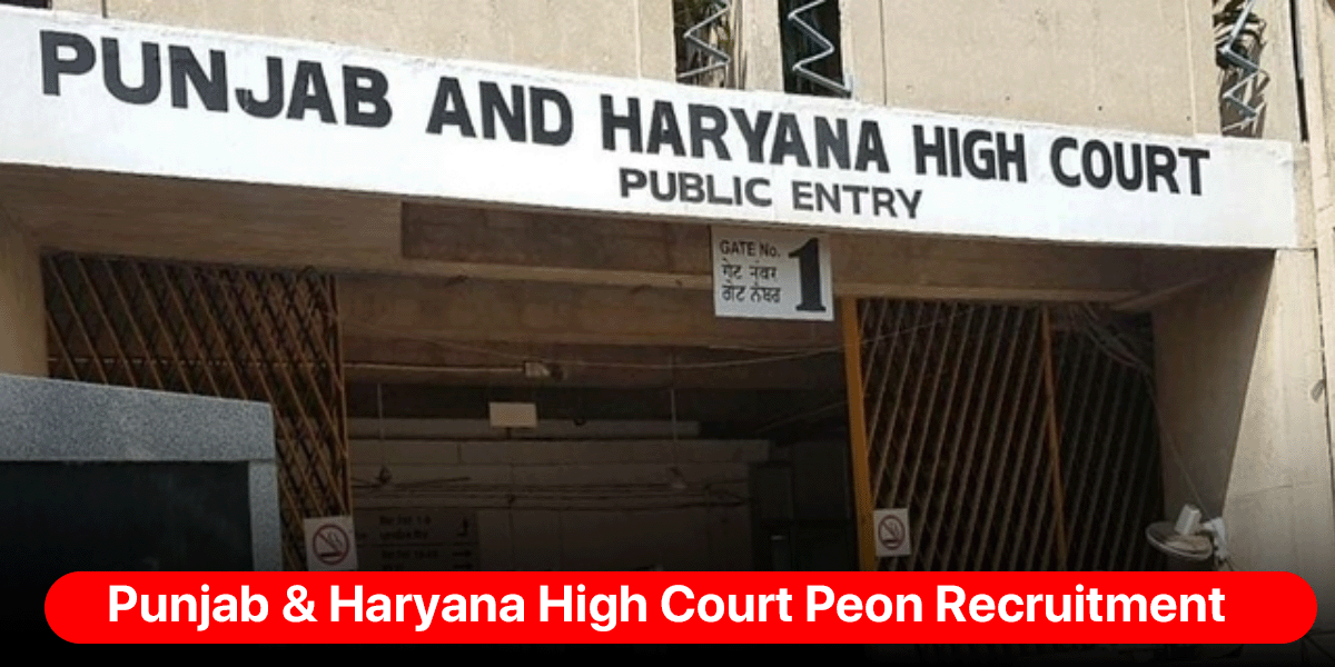 Punjab and Haryana High Court Peon