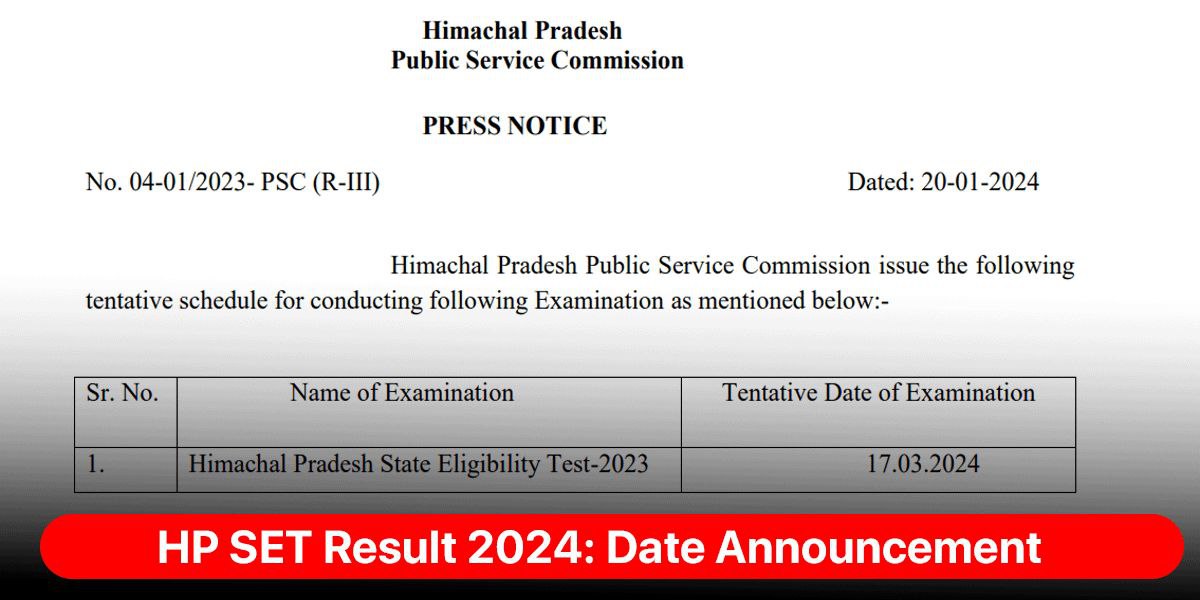 HP SET Result 2024