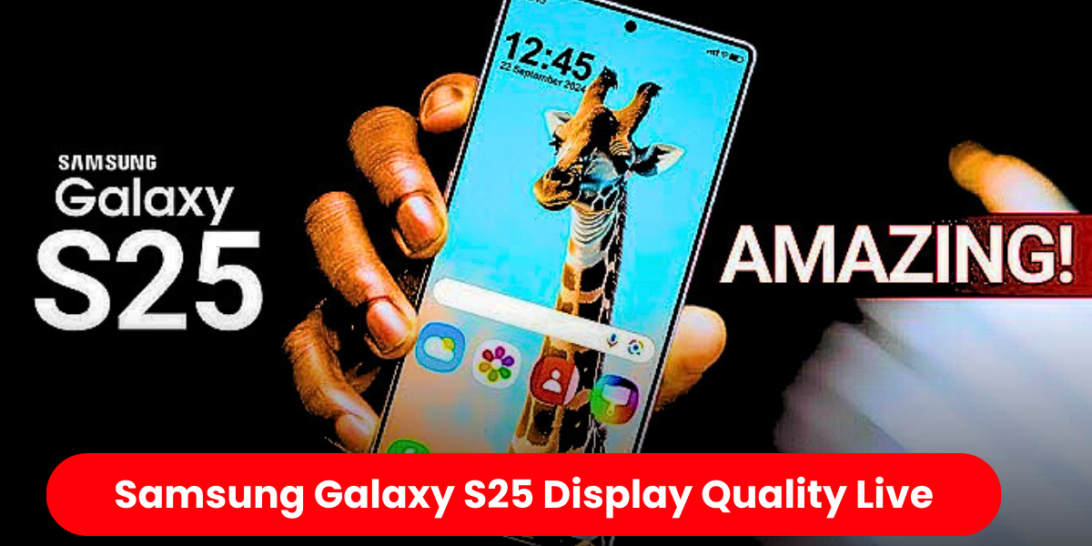 Samsung Galaxy S25 Display Quality Live